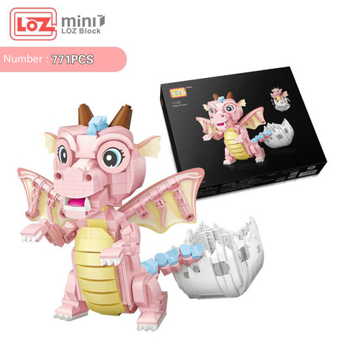 LOZ Diamond Block DIY 3D dinosaur Building Brick Model Birthday Gifts Present Toys for children Beauty sheep Animal ► Photo 1/5