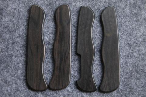 DIY Ebony Wood Saber Knife Replacement Scales for 111mm Victorinox Swiss Army Knife EDC Mod ► Photo 1/1