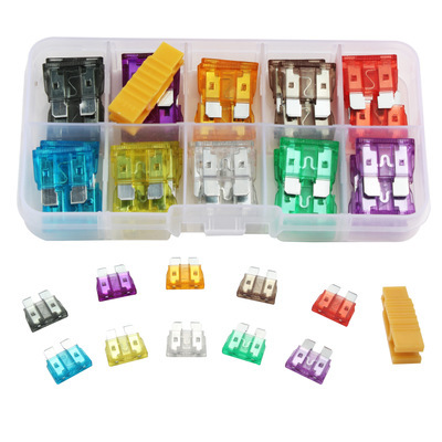 50/100Pcs /set Assorted Car Fuses Auto Truck SUV Fuses Mini Standard Blade Fuse Kits with Clip 2-35A Auto Replacement Parts ► Photo 1/6