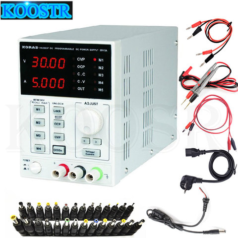 220V KA3005D high precision Adjustable Digital DC Power Supply 30V/5A for scientific research service Laboratory 0.01V 0.001A ► Photo 1/1