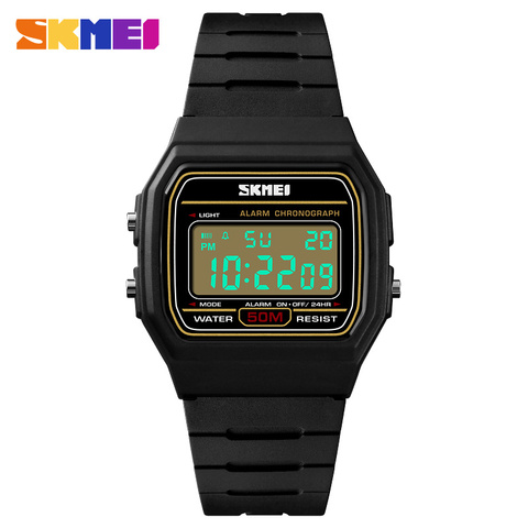 SKMEI Brand Men's Digital Watch Chronograph Sport Electronic Bracelet 50M Waterproof Men Wristwatch Alarm Clock Mens Watches ► Photo 1/6