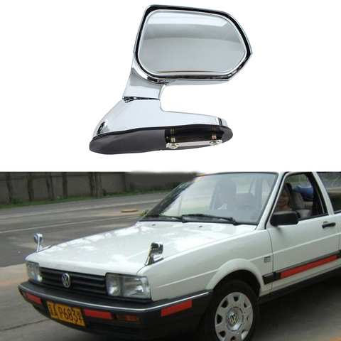 2x SUV UTE Car Hood Bonnet Blind Spot Side View Wide Angle Mirrors Safety Mirror Silver / Black ► Photo 1/6