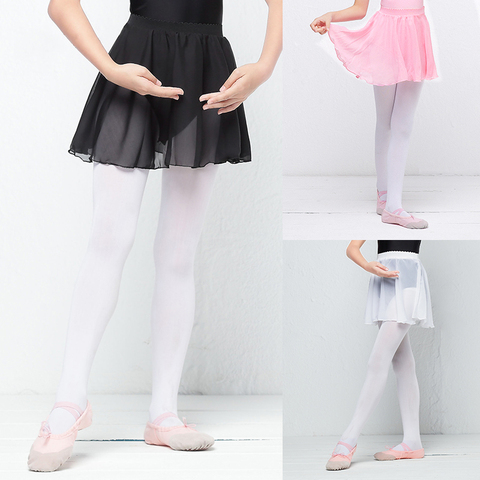 Ballet Tutu Skirt Girls Professional Dance Dress Pink Purple Black White Ballet Chiffon Skirt Children Dance Costume ► Photo 1/6