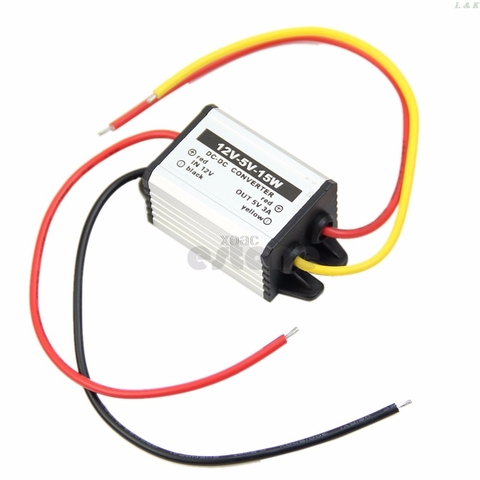 Waterproof DC to DC buck Converter 12V to 5V 15W Power Supply Module  M07 dropship ► Photo 1/1