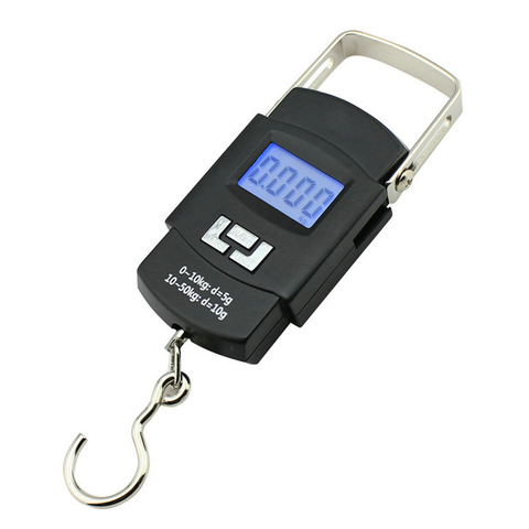 50KG 10g Electronic Portable Digital Scale Hanging Hook Fishing Travel  Double Precision Luggage Weight Scale Balance Scales - AliExpress