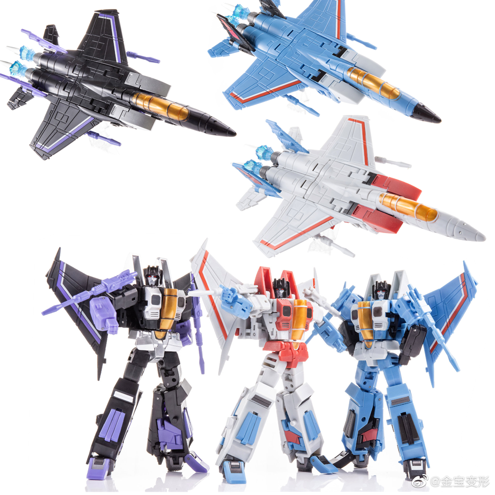 F01 Transformers Seeker Skywarp Thundercracker Starscream Figure 4" Toy 