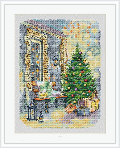 ZZ1860 Decoration Home Decor New Arrival Homfun Craft Christmas Cross Stich Set NO Hoop Counted DIY Cross Stitch Kit Painting ► Photo 1/4