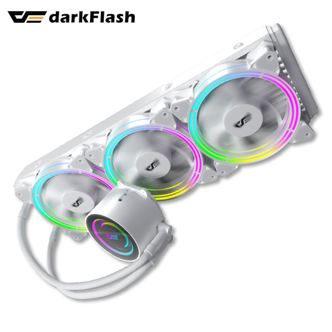 Darkflash Water Cooling CPU Cooler computer RGB Water Cooler Heatsink Integrated CPU Cooling fan Radiator LGA 1151/2011/AM3+/AM4 ► Photo 1/6