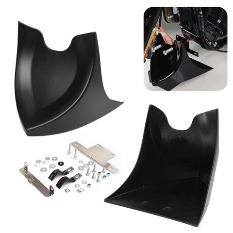 Motorcycle Matte Black Chin Lower Front Spoiler Air Dam Fairing For Harley Sportster 883 1200 Fatboy Softail Touring Glide Dyna ► Photo 1/6