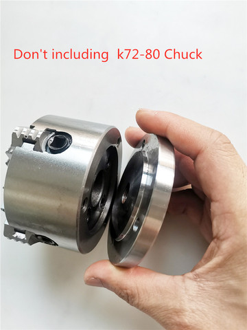 80mm Chuck Connecting Flange  M14x1 Suitable for K72-80 Mini Lathe Chuck CNC Mini Lathe Chuck Bench Parts Machine DIY ► Photo 1/6