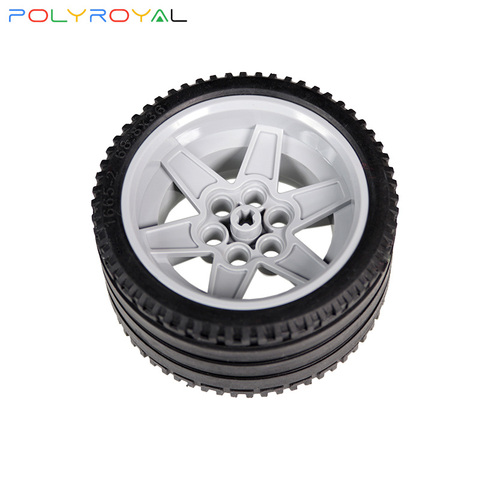 Building Blocks accessories DIY Technic Parts Moc 68.8x36mm Tire Leather wheel Compatible Assembles Particles ► Photo 1/2