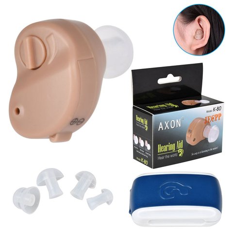 Hearing Aids Sound Amplifiers For The Elderly Sound Voice Amplifier Volume Control Ear Plug Instrument Mini Wireless Ear Aids ► Photo 1/6