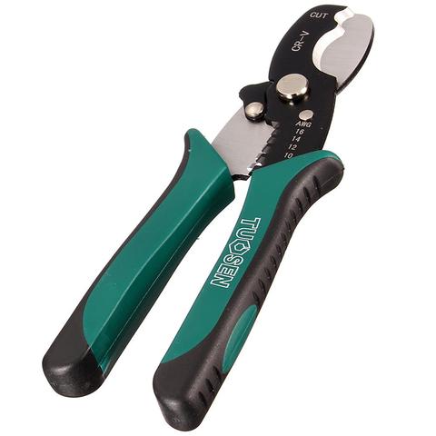 8 inch TUOSEN Wire Stripper Multi-function Wire Stripping Tool Crimping Pliers Wire Cable Stripper Spring Design Easy to Work ► Photo 1/6