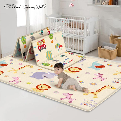 Foldable Baby Play Mat Thickened Tapete Infantil Home Baby Room Decor Children Play Puzzle Mat Toys XPE Thickness ► Photo 1/6