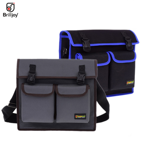 Multifunctional Messenger Bag Single Shoulder Bag Hardware Electrician Toolkit Tool Bag Waterproof Wear-Resistant Oxford Cloth ► Photo 1/6