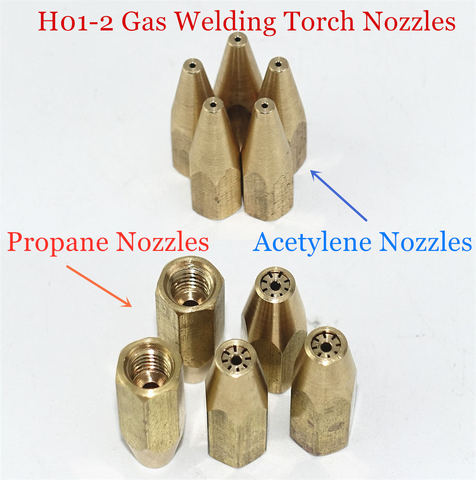 H01-2 Gas Brazing Torch Nozzle Oxygen Propane Acetylene Liquified Gas for Steel Copper Aluminum Solder Welding Torch ► Photo 1/6