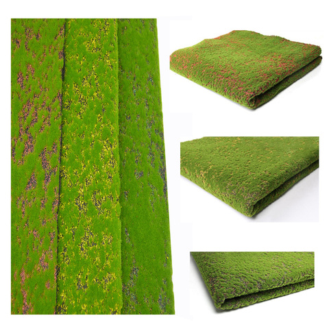 2pcs DIY turf lawn model grass mat outdoor landscape 25x50 micro scenery for diorama DIY sand table building model material ► Photo 1/6