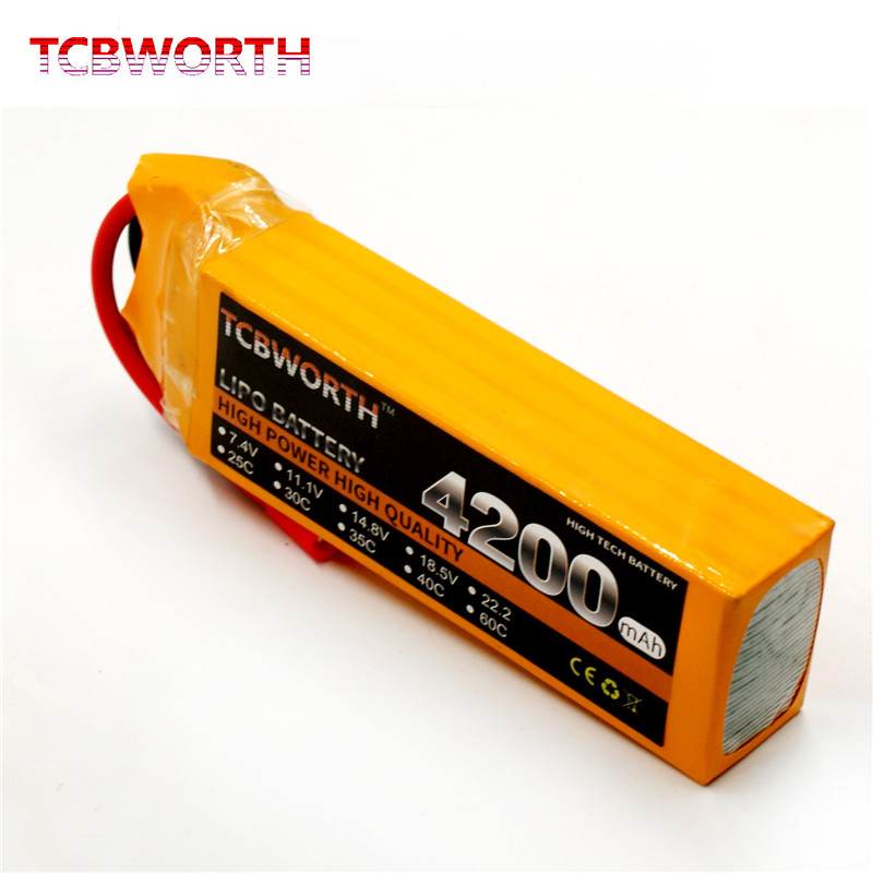 2pcs 14.8V 4S 4500mAh Deans Lipo Battery for RC CAR TRUCK QUAD  FPV HELICOPTER 