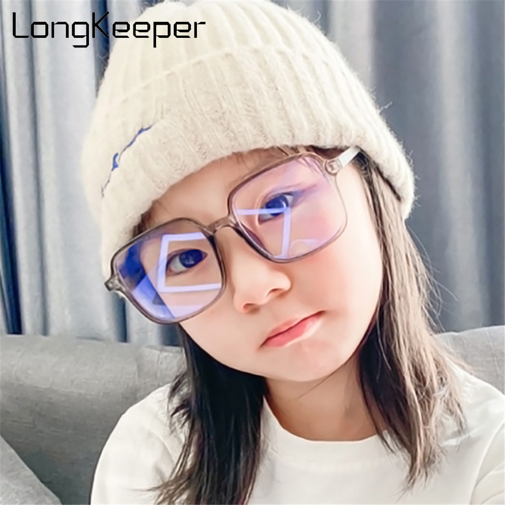 LongKeeper Kids Anti Blue Light Glasses infantil oculos Spectacles Lens Clear