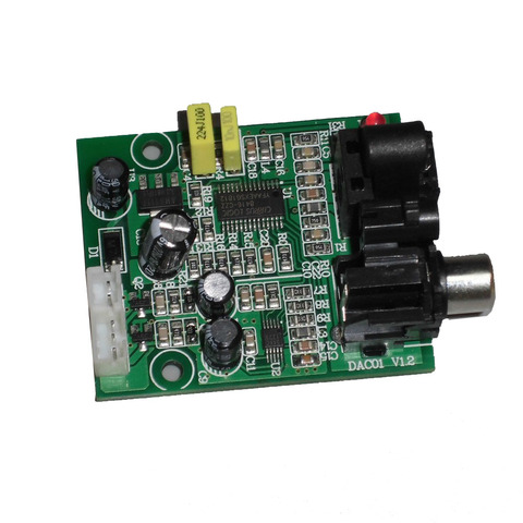 DAC Digital Decoder CS8416+CS4344 Optical Fiber Coaxial Digital Signal Input Stereo Audio Output Decod For Amplifier ► Photo 1/6