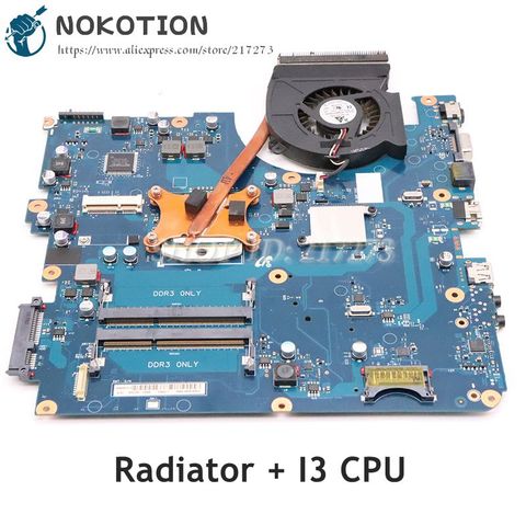 NOKOTION  For Samsung R540 NP-R540 Laptop Motherboard HM55 DDR3 Free cpu + Radiator BREMEN-C Replace R540 with ATI GPU ► Photo 1/6