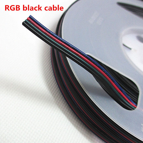 5~100 meters 2pin 3pin 4pin 5Pin 22 AWG Extension Electric Wire Cable  Led Connector For RGB RGBW 3528 5050 LED Stirp Light ► Photo 1/5