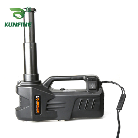 KUNFINE 12V 3Ton 150 W Rated Power 13 A Max.Current Car Electric Tire Lifting Car Jacks Hydraulic Air Infatable Car Floor Jack ► Photo 1/6