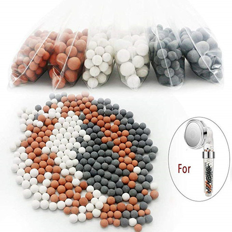 Shower Head Water Purification Bathroom Accessory Replacement Round Mineral Balls Filter Anion Beads Negative Ions Energy Ball ► Photo 1/6