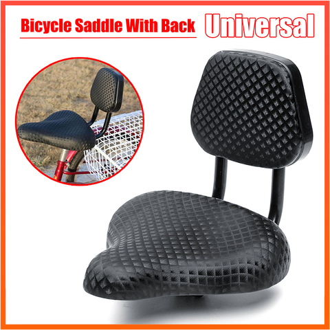 Bicycle Seat with Back Child Cycling Seat Cushion Back Saddle and Rest Support Adult Tricycle Universal Bicycle Accessories ► Photo 1/6