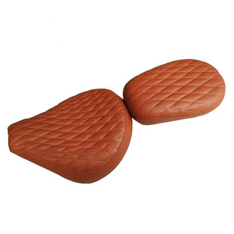 Naked Bike Motorcycle Modified Brown Seat Cover Guard PU Leather Cushion for Yamaha Dragstar Vstar 400 650  XVS400 XVS650 ► Photo 1/3