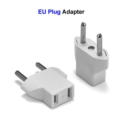 Socket Plug Adapter US TO Europe  EU Euro Travel Charger AC Power Converter 3pcs