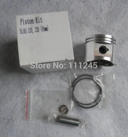 MS230 PISTON KIT 40mm FOR STIHL  021 023 MS210 CHAINSAWS CYLINDER ASSY KOBLEN RING PIN CLIP ASSEMBLY 1123 030 2003 FREE SHIPPING ► Photo 1/6