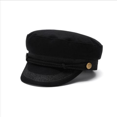 Men big size navy cap small head lady wool felt flat army hat child fitted military cap 52-54cm 55-56cm 57-58cm 59-60cm 60-62cm ► Photo 1/5