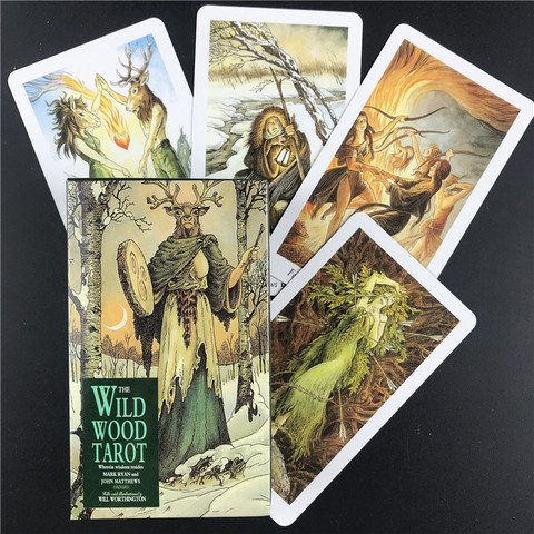 Buy Online New English Board Game Tarot Cards The Wild Wood Tarot Cards For Family Party Entertainment Alitools