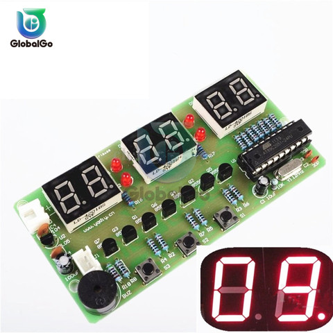 C51 Electronic Clock 6 Bits Electronic Clock Electronic Production Suite for school education lab DIY Kit ► Photo 1/4