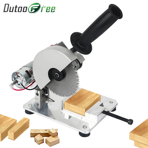 Dutoofree DIY Drill Micro Cutting Machine Small Aluminum Alloy Table Electric Saw Cutting Aluminum Machine Stainless Steel ► Photo 1/6