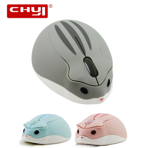 CHUYI 2.4G Wireless Mouse Usb Optical 1200 DPI Cute Hamster Design For Kid Girls Gift ► Photo 1/6