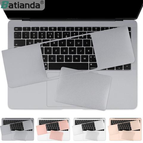 Batianda for MacBook Pro Retina 13 15 16 Touch Bar Air 13.3 inch Palms Guard Rest Cover with Trackpad Protector Sticker Silver ► Photo 1/6