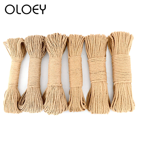 2M 5M 10M 20M Durable Sisal Rope Cats Climbing Frame Making Desk Legs for Cat Scratching Toys Binding Rope Exercise Claw Supplie ► Photo 1/6