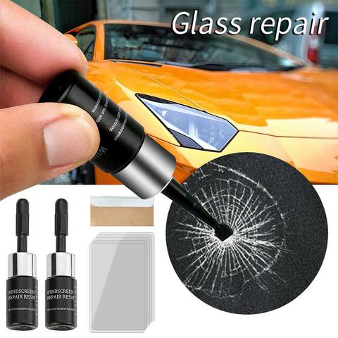 Auto Windshield Repair Kit Chips Crack Glass Resin Sealer Automotive Car  Window