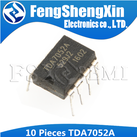 10pcs/lot TDA7052A DIP-8 TDA7052 amplifier IC ► Photo 1/1