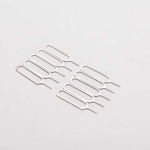 10pcs/set Sim Card Tray Removal Eject Pin Key Tool Stainless Steel Needle For Huawei For IPhone IPad Samsung ► Photo 1/5