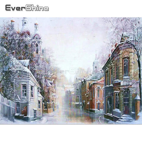 EverShine 5D DIY Full square Diamond Painting Scenery Picture rhinestone Diamond Embroidery Full Display Cross stitch Home Decor ► Photo 1/6