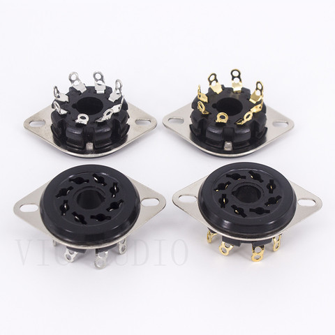 10PCS 8pin Octal Bakelite Tube Socket Base S8WPF For CV181 5881 6SN7 KT88 EL34 6550 6SL7 KT66 6CA7 5AR4 Vacuum Tube Amplifier ► Photo 1/6