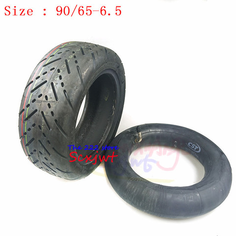 NEW Inflatable Rubber Pneumatic Tire Scooter Wheel Tyre 90/65-6.5 City Road CST Tire Scooter 11 Inches outer Tire Inner Tube ► Photo 1/6