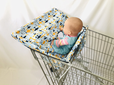 Infant supermarket grocery shopping cart cover baby seat Pad anti-dirty cover Kids Traveling Seat Cushion No dirty  portable ► Photo 1/6