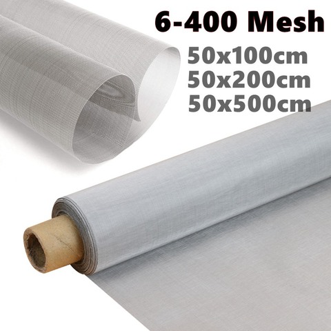 6-400 Mesh 304 Stainless Steel Woven Wire Mesh Filtration Screen Mesh Screening Filter Sheet Screen Industrial Fix Tools Net ► Photo 1/6