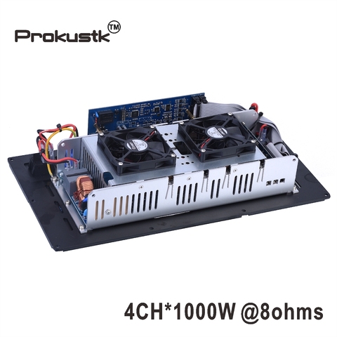 4 Channel 1000W@ 8ohm subwoofer Amplifier module plate DSP Class D amp module powered subwoofer Prokustk AM3004 ► Photo 1/6