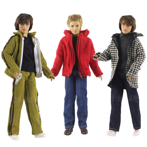 1 Set Ken Cloth Outfits Doll Suit Daily Wear Casual Dressing Clothes For 12inch Doll Ken Doll Accessories ► Photo 1/6