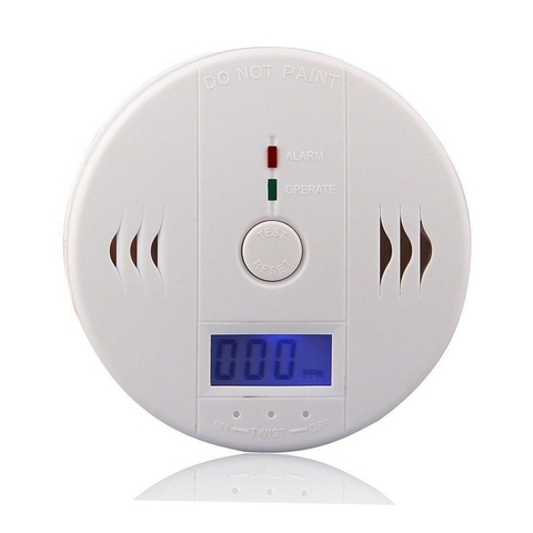 Home Security LCD Carbon Monoxide Detector Independent CO Gas Sensor 85dB Warning-up High Sensitive Poisoning Alarm Detector ► Photo 1/6